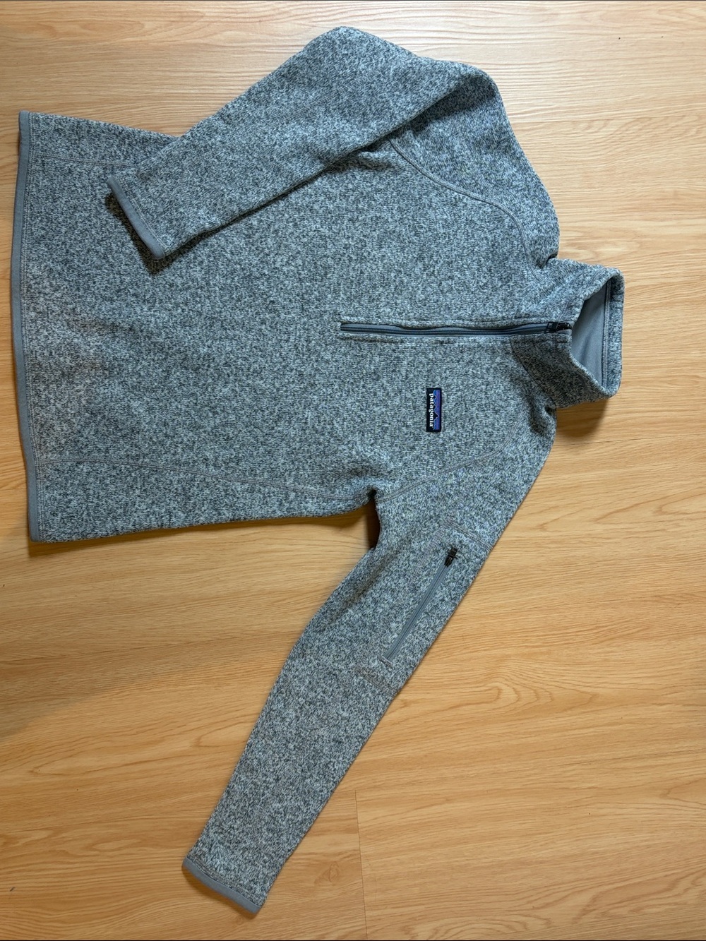 EUC Patagonia Women’s Heather Gray Better Sweater Quarter-Zip Size XS